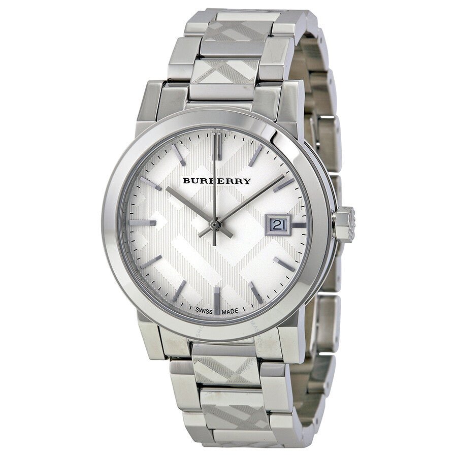 Burberry The City Silver Dial Silver Steel Strap Watch for Women - BU9233 Buy Now By Burberry