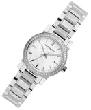 Burberry The City Diamonds Silver Dial Silver Steel Strap Watch for Women - BU9220 Buy Now By Burberry