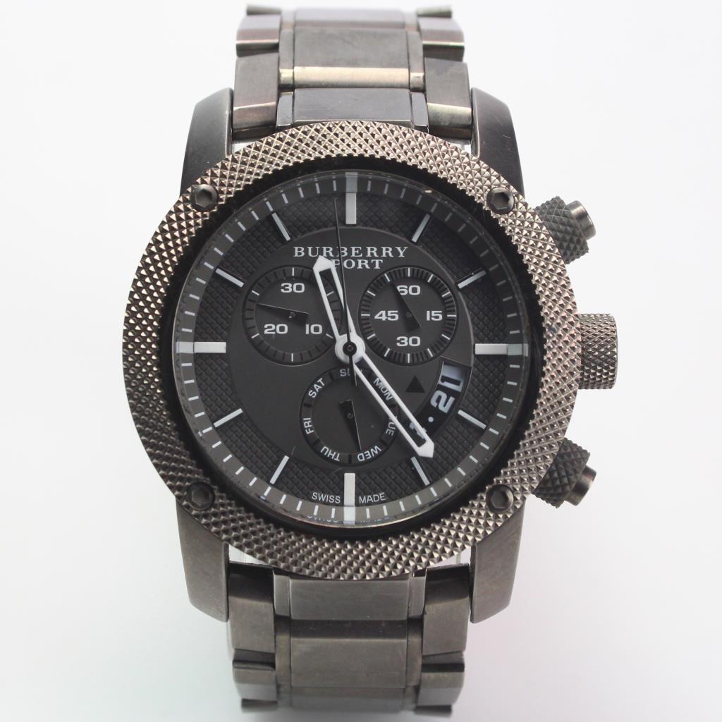 Burberry Chrono Sport Brown Dial Brown Steel Strap Watch for Men - BU7716 Buy Now By Burberry