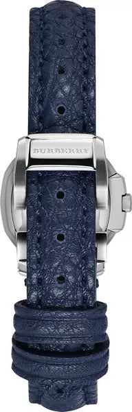 Burberry The Britain Blue Dial Blue Leather Strap Watch for Women - BBY1716 Buy Now By Burberry