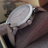 Burberry The City Silver Dial Beige Leather Strap Unisex Watch - BU9010 Buy Now By Burberry