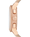 Burberry Chronograph Rose Gold Dial Beige Leather Strap Watch for Women - BU9704 Buy Now By Burberry