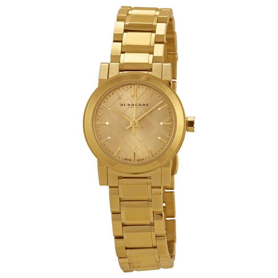 Burberry The City Gold Dial Gold Steel Strap Watch for Women - BU9227 Buy Now By Burberry