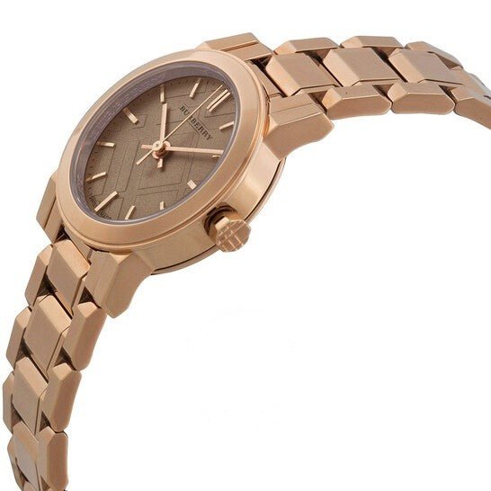 Burberry The City Nude Dial Rose Gold Steel Strap Watch for Women - BU9228 Buy Now By Burberry