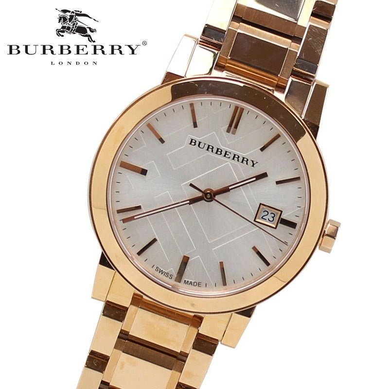 Burberry The City White Dial Rose Gold Steel Strap Watch for Women - BU9004 Buy Now By Burberry