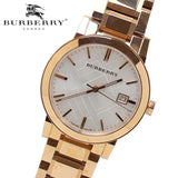 Burberry The City White Dial Rose Gold Steel Strap Watch for Women - BU9004 Buy Now By Burberry