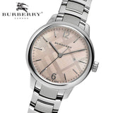 Burberry The Classic Pink Dial Silver Steel Strap Watch for Women - BU10111 Buy Now By Burberry