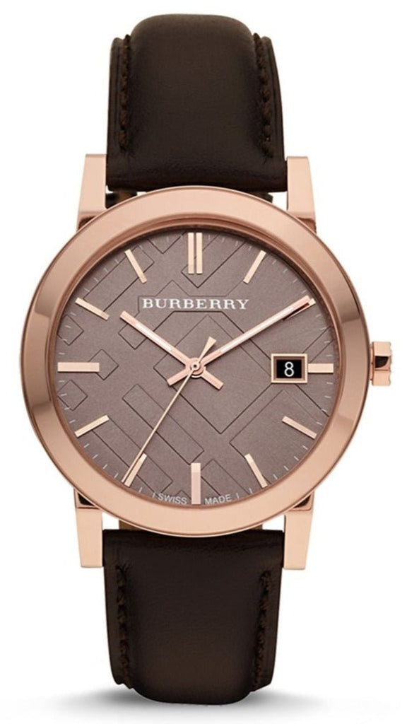 Burberry The City Brown Dial Brown Leather Strap Watch for Men - BU9013 Buy Now By Burberry