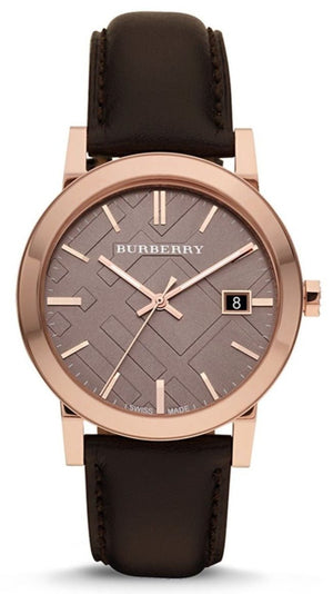 Burberry The City Brown Dial Brown Leather Strap Watch for Men - BU9013 Buy Now By Burberry