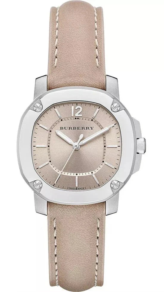 Burberry The Britain Brown Dial Brown Leather Strap Watch for Women - BBY1700 Buy Now By Burberry