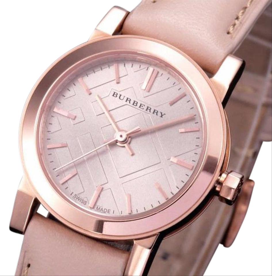 Burberry The City Gold Dial Beige Leather Strap Watch for Women - BU9210 Buy Now By Burberry