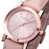 Burberry The City Gold Dial Beige Leather Strap Watch for Women - BU9210 Buy Now By Burberry