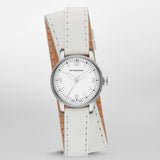 Burberry Utilitarian White Dial White Leather Strap Watch for Women - BU7846 Buy Now By Burberry