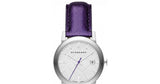 Burberry The City Silver Dial Purple Leather Strap Watch for Women - BU9122 Buy Now By Burberry