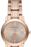 Burberry The City Rose Gold Dial Rose Gold Steel Strap Watch for Women - BU9135 Buy Now By Burberry