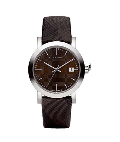Burberry Smoked Brown Dial Brown Leather Strap Watch for Women - BU1775 Buy Now By Burberry