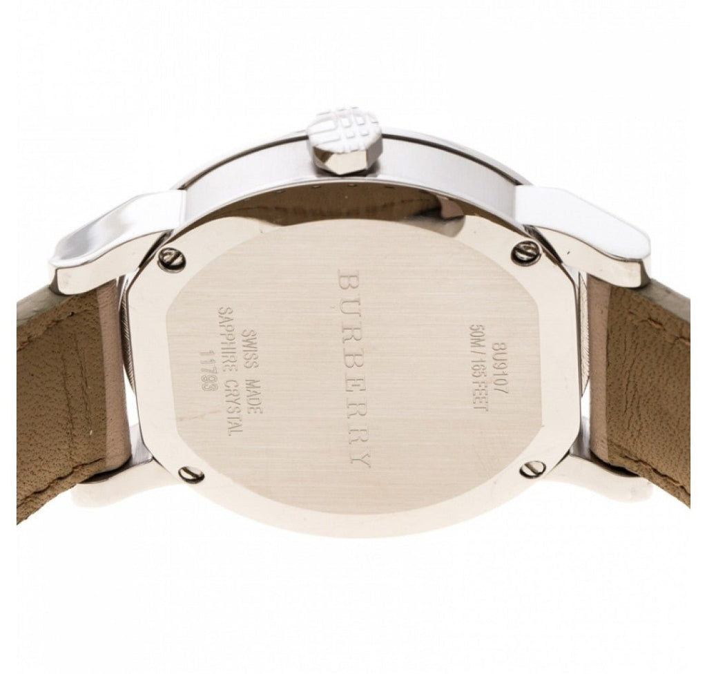 Burberry The City Beige Dial Beige Leather Strap Watch for Women - BU9107 Buy Now By Burberry