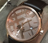 Burberry The Classic Brown Dial Brown Leather Strap Watch for Men - BU10012 Buy Now By Burberry