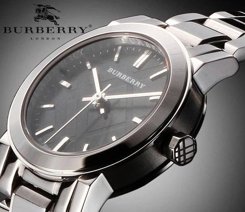 Burberry The City Black Dial Silver Steel Strap Watch for Women - BU9201 Buy Now By Burberry