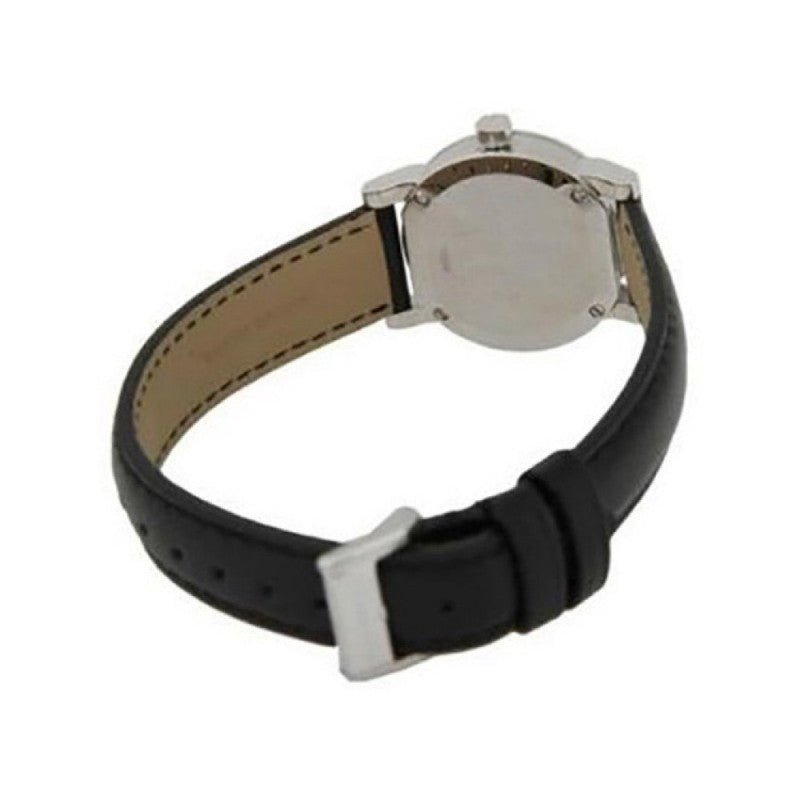 Burberry The City White Dial Black Leather Strap Watch for Women - BU9206 Buy Now By Burberry