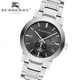Burberry The City Black Dial Silver Steel Strap Watch for Men - BU9901 Buy Now By Burberry