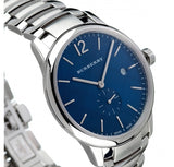 Burberry The Classic Blue Dial Silver Steel Strap Watch for Men - BU10007 Buy Now By Burberry