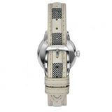 Burberry Classic Stone Silver Dial Horseberry Black Leather Strap Watch for Women - BU10103 Buy Now By Burberry