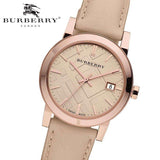 Burberry The City Beige Dial Brown Leather Strap Watch for Women - BU9014 Buy Now By Burberry