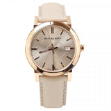 Burberry The City Beige Dial Brown Leather Strap Watch for Women - BU9014 Buy Now By Burberry