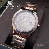 Burberry The City Silver Dial Silver Steel Strap Watch for Men - BU9037 Buy Now By Burberry