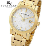 Burberry The City White Dial Gold Steel Strap Watch for Women - BU9103 Buy Now By Burberry