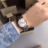 Burberry The City White Dial Two Tone Steel Strap Watch for Women - BU9115 Buy Now By Burberry