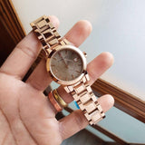 Burberry The City Nude Dial Rose Gold Steel Strap Watch for Women - BU9228 Buy Now By Burberry