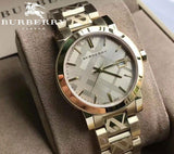Burberry The City Gold Dial Gold Steel Strap Watch for Women - BU9145 Buy Now By Burberry