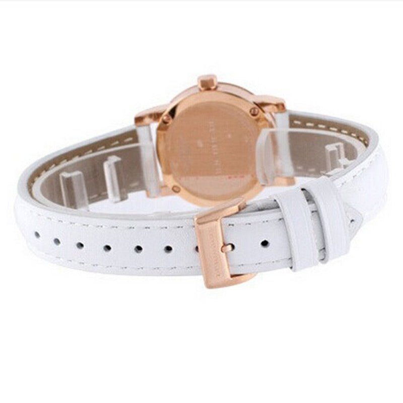 Burberry The City White Dial White Leather Strap Watch for Women - BU9209 Buy Now By Burberry
