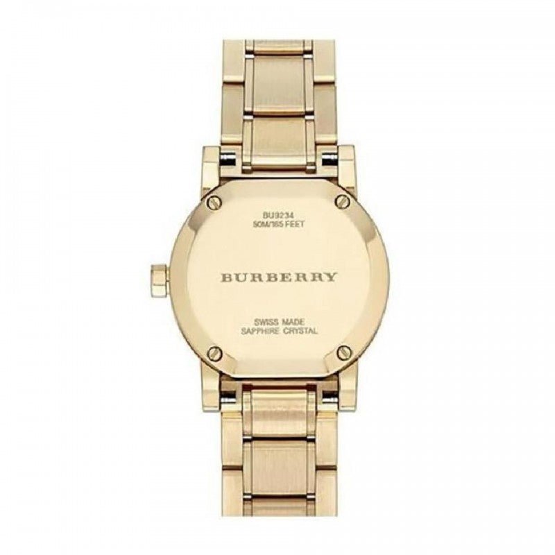 Burberry The City Gold Dial Gold Steel Strap Watch for Women - BU9234 Buy Now By Burberry