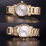 Burberry Heritage White Dial Gold Steel Strap Watch for Women - BU9203 Buy Now By Burberry