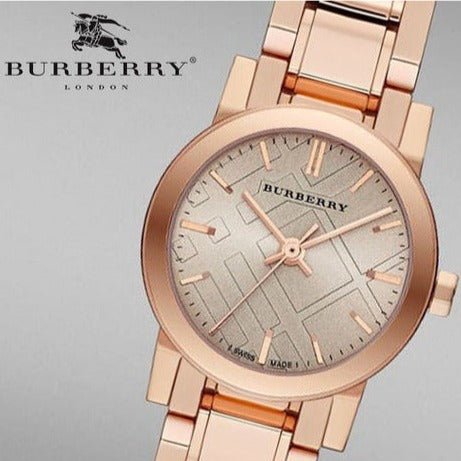 Burberry The City Nude Dial Rose Gold Steel Strap Watch for Women - BU9228 Buy Now By Burberry
