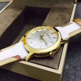 Burberry The City White Dial White Leather Strap Watch for Women - BU9110 Buy Now By Burberry