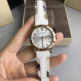 Burberry The City White Dial White Leather Strap Watch for Women - BU9110 Buy Now By Burberry