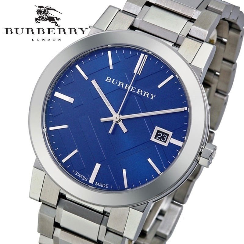 Burberry The City Blue Dial Silver Steel Strap Watch for Men - BU9031 Buy Now By Burberry