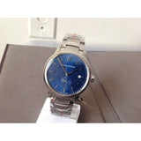 Burberry The Classic Blue Dial Silver Steel Strap Watch for Men - BU10007 Buy Now By Burberry