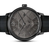 Burberry The Classic Round Horseferry Black Dial Black Leather Strap Watch for Men - BU10010 Buy Now By Burberry