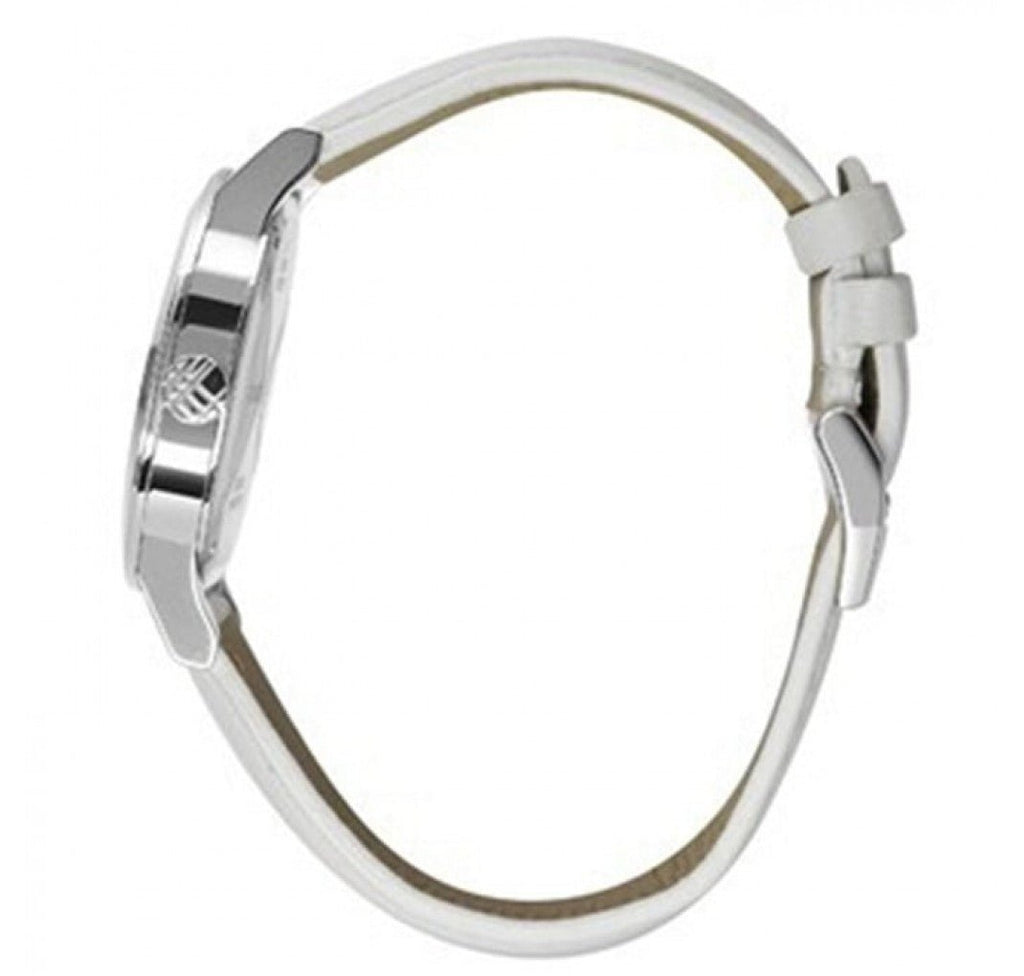 Burberry The City White Dial White Leather Strap Watch for Women - BU9128 Buy Now By Burberry