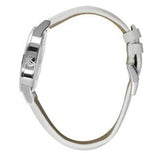 Burberry The City White Dial White Leather Strap Watch for Women - BU9128 Buy Now By Burberry