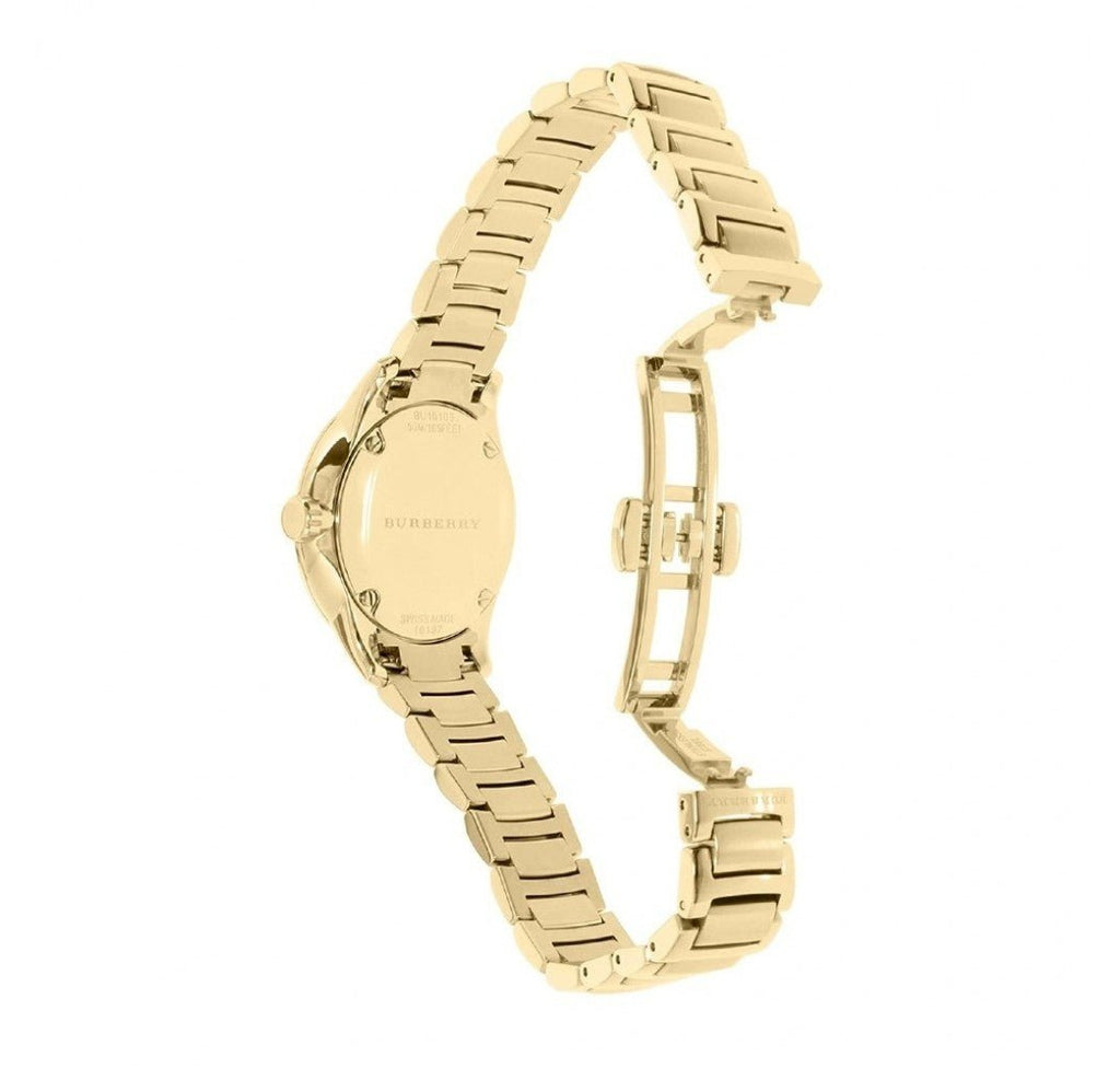 Burberry The Classic Champagne Dial Gold Steel Strap Watch for Women - BU10109 Buy Now By Burberry