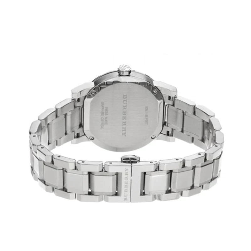Burberry The City White Dial Silver Steel Strap Watch for Women - BU9100 Buy Now By Burberry