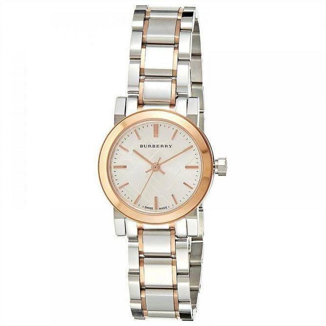 Burberry The City Silver Dial Two Tone Steel Strap Watch for Women - BU9205 Buy Now By Burberry