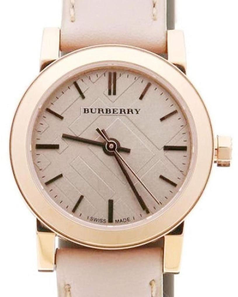 Burberry The City Gold Dial Beige Leather Strap Watch for Women - BU9210 Buy Now By Burberry