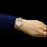 Burberry The City Rose Gold Dial Rose Gold Steel Strap Watch for Women - BU9235 Buy Now By Burberry